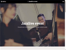 Tablet Screenshot of jazzlive-event.com